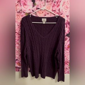 BUNDLE DEAL - THREE St.John’s Bay Sweaters size 3X